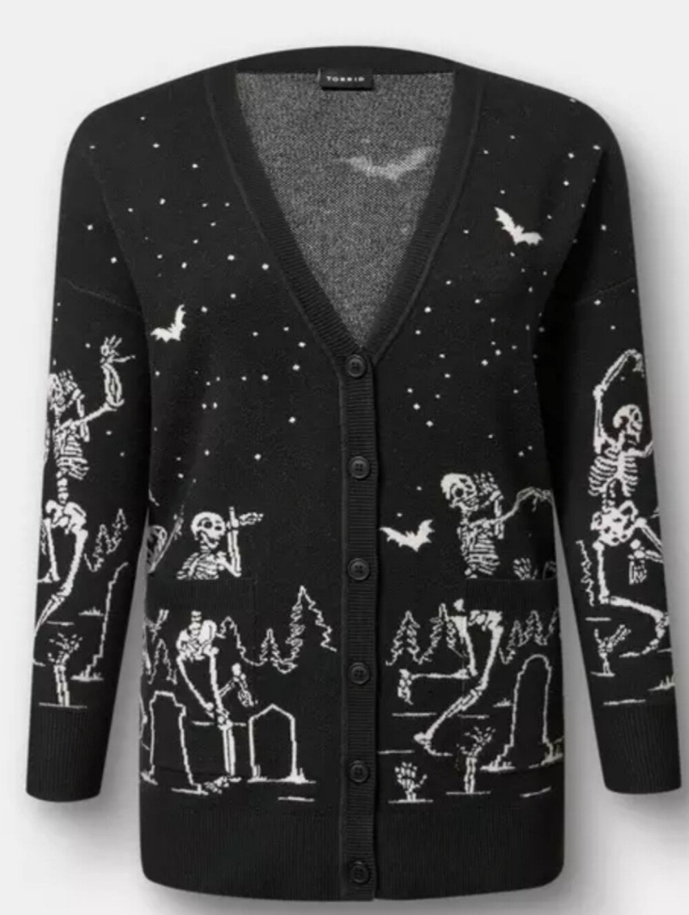 #001 Torrid 0 Luxe Cozy Boyfriend Cardigan - Picture 5 of 8